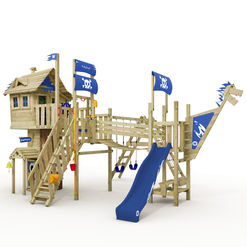 Δεντρόσπιτο Wickey Prime NeverLand Gold χωρίς σπιράλ τσουλήθρα
