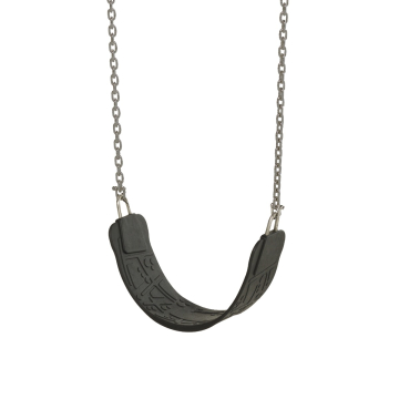 Ευέλικτο κάθισμα κούνιας δημόσιας χρήσης Μαύρο 620913