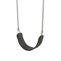 Ευέλικτο κάθισμα κούνιας δημόσιας χρήσης Μαύρο 620913