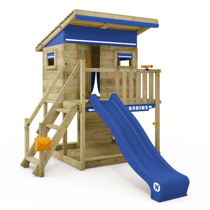 Stelzenhaus Wickey Smart CoastHouse-Blaue Rutsche-Blaue Plane Μπλε 830198