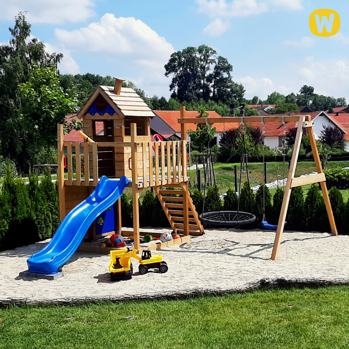 Πύργος παιδικής χαράς Wickey Smart Lodge 150 814161_k